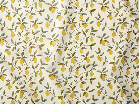 Limon Desenli Kumaş – Müslin, Poplin, Keten ve Diğer Seçenekler