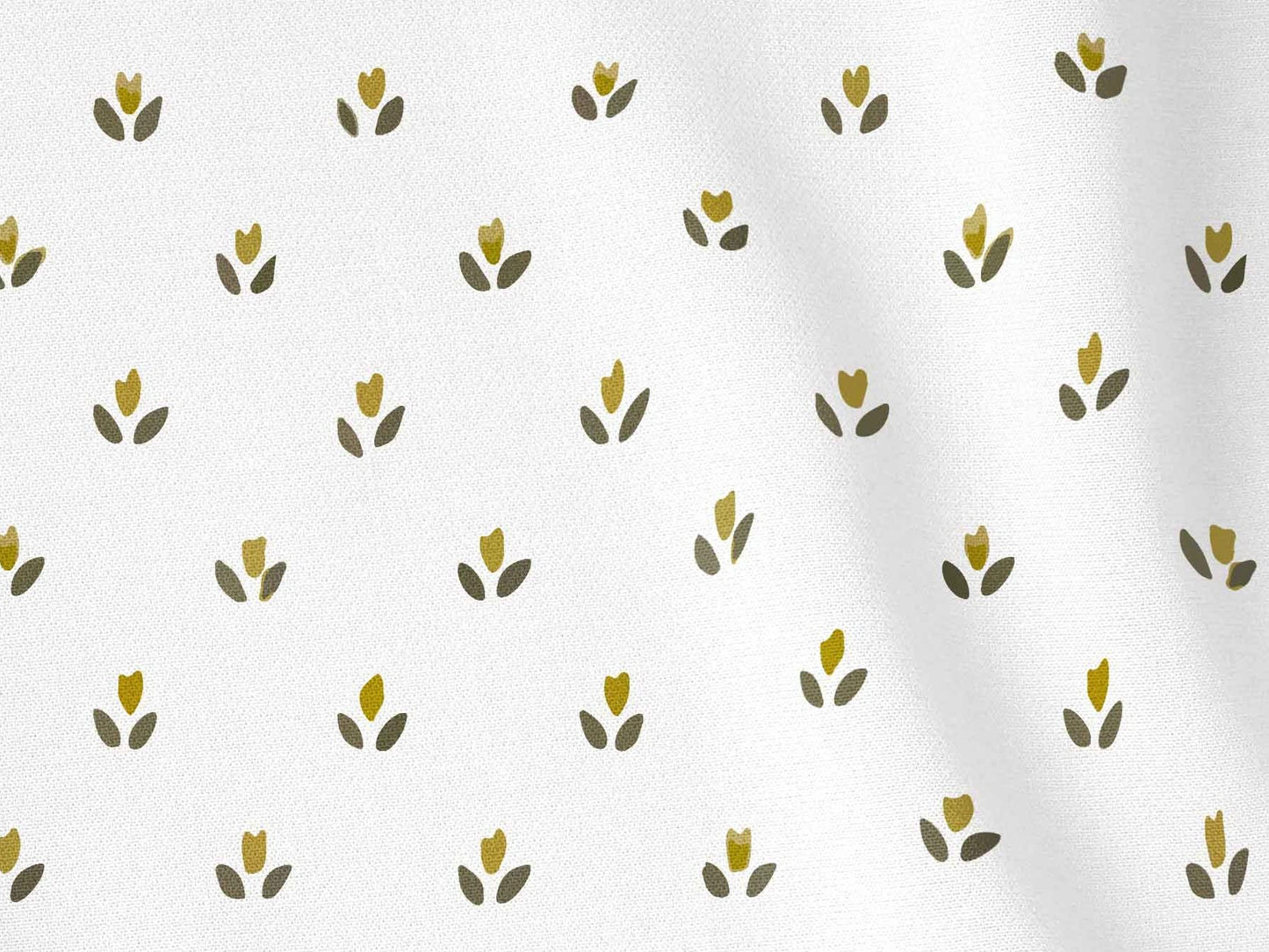 Minimal Lale Desenli Kumaş