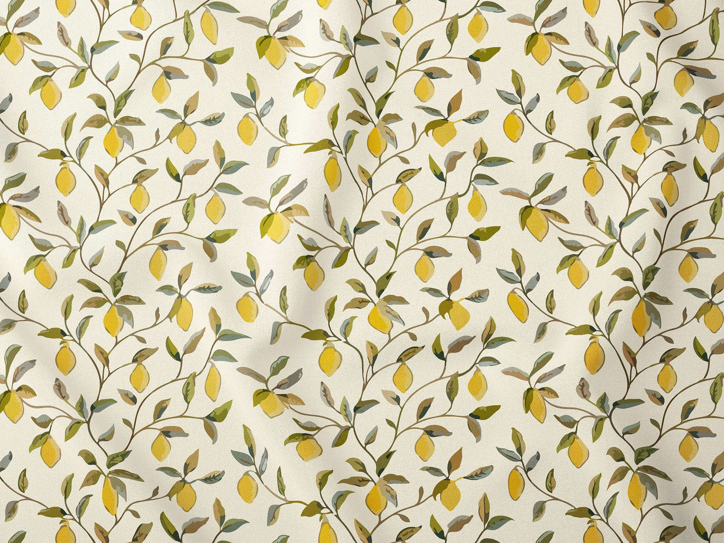 Limon Desenli Kumaş – Müslin, Poplin, Keten ve Diğer Seçenekler