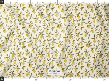 Limon Desenli Kumaş – Müslin, Poplin, Keten ve Diğer Seçenekler
