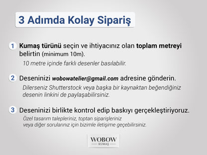 Özel Kumaş Baskısı – Tasarımınız İstediğiniz Kumaş Üzerinde