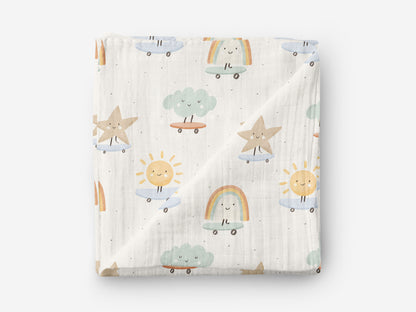 Tatlı Rüyalar Desenli Kumaş