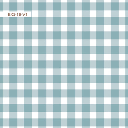 Klasik Ekose Desenli Kumaş