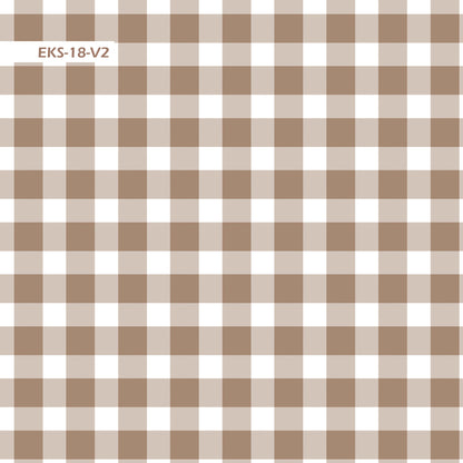 Klasik Ekose Desenli Kumaş