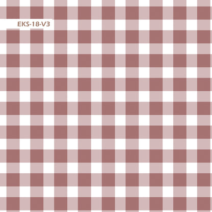 Klasik Ekose Desenli Kumaş