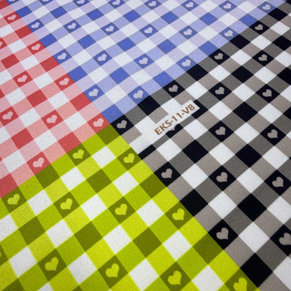 Klasik Ekose Desenli Kumaş