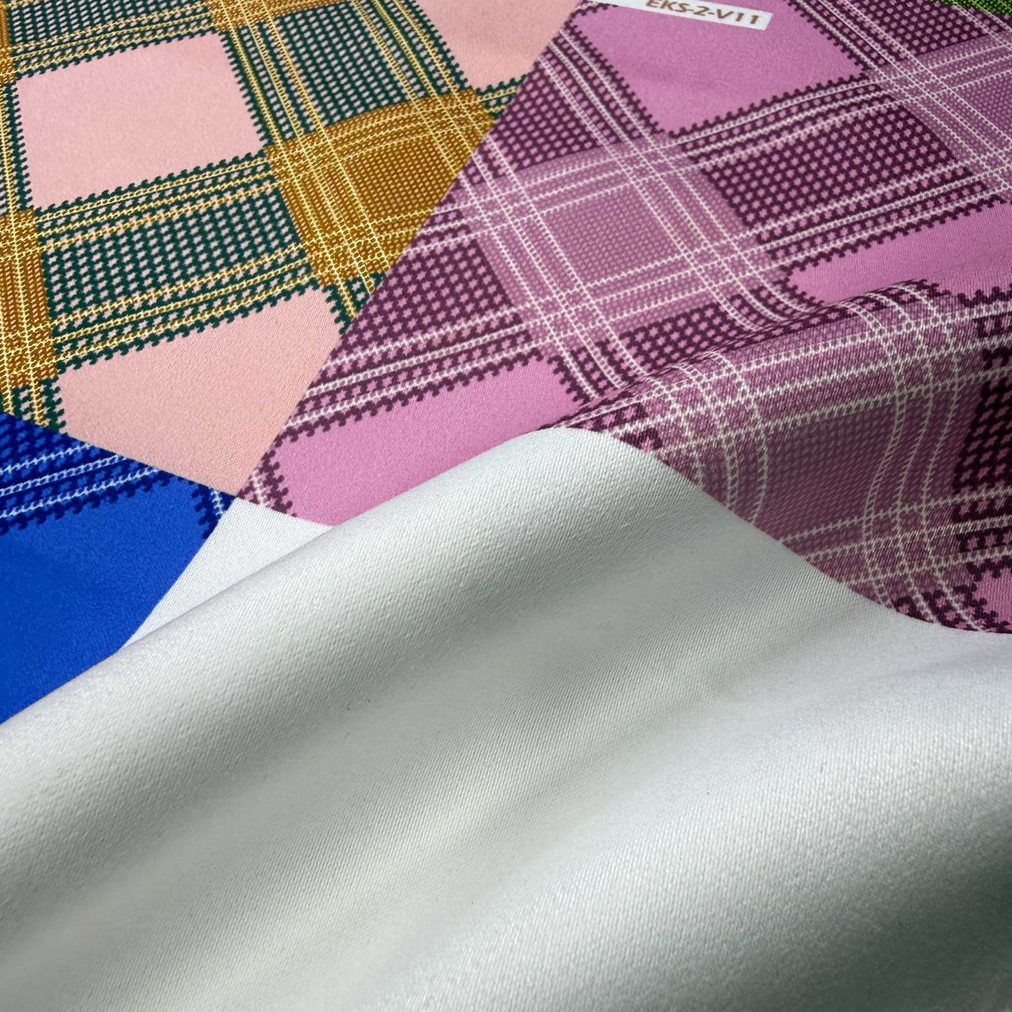 Klasik Ekose Desenli Kumaş