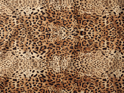 Leopar Desenli Kumaş – Müslin, Poplin, Keten ve Diğer Seçenekler