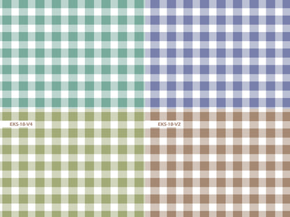 Klasik Ekose Desenli Kumaş